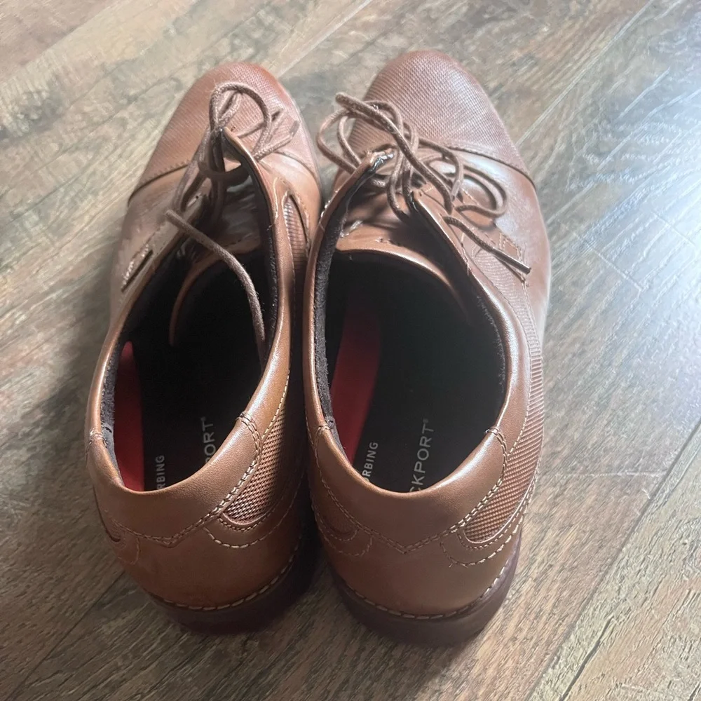 Rockport Blucher Cap-Toe brown Oxfords‎ size 9
